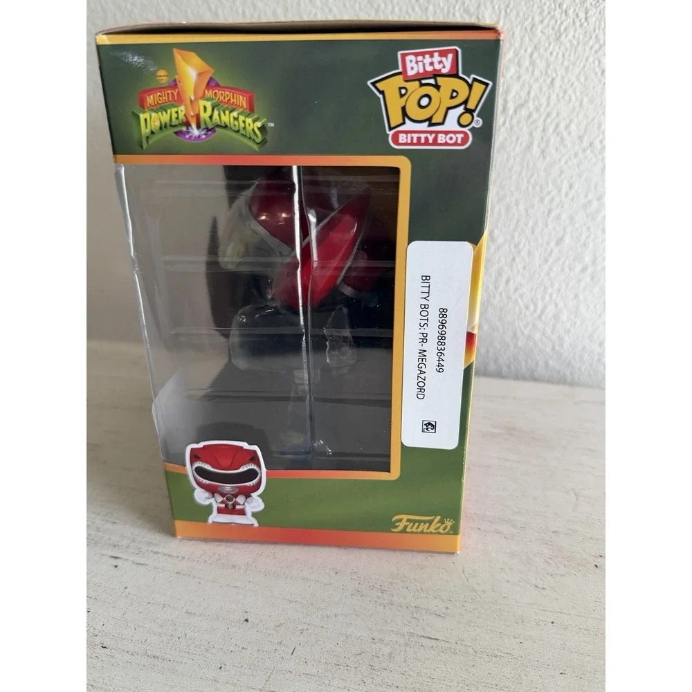 Mighty  Power Rangers Megazord w/ Red Ranger Funko Bitty Pop! Bitty‎ Bot  New